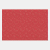 Red Graduation Cap Toss Geschenkpapier Set (Vorderseite 2)