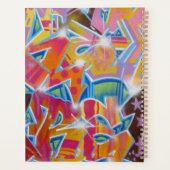 Red Graffiti Weekly/Monthly Planner Planer (Rückseite)