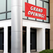 Red Grand Opening! Banner (Äußeres Gebäude)