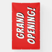 Red Grand Opening! Banner (Vertikal)