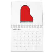 Red Grand Piano Kalender (Mär 2027)