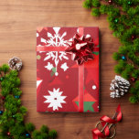 Red Grandmillennial Christmas Wrapping Paper Geschenkpapier<br><div class="desc">Red Grandmillennial Christmas Wrapping Paper</div>