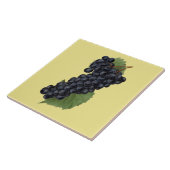 Red Grapes Botanische ~Küche~Any Color Background Fliese (Seite)