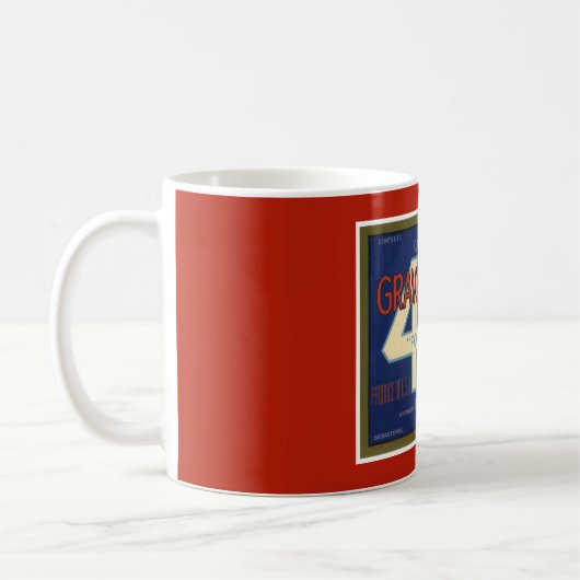 Red Graventstein Apple Coffee Tasse (Links)