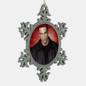 Red Gravity snowflake ornament (Links)