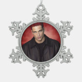 Red Gravity snowflake ornament (Vorderseite)