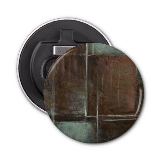 Red & Gray Brick Wall Flaschenöffner (Vorderseite)