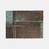 Red & Gray Brick Wall Fleecedecke (Vorderseite (Horizontal))