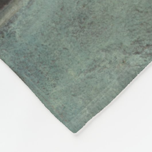 Red & Gray Brick Wall Fleecedecke (Ecke)