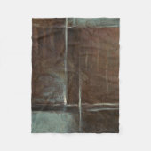 Red & Gray Brick Wall Fleecedecke (Vorderseite)