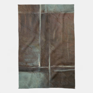 Red & Gray Brick Wall Geschirrtuch