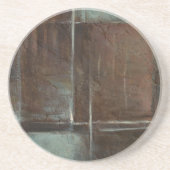 Red & Gray Brick Wall Getränkeuntersetzer (Vorne)