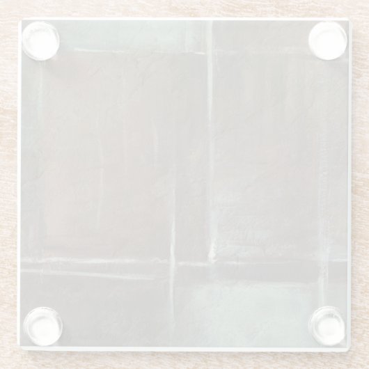 Red & Gray Brick Wall Glasuntersetzer (Rückseite)