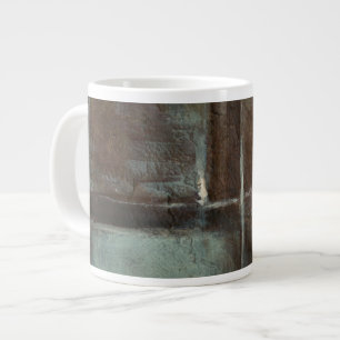 Red & Gray Brick Wall Jumbo-Tasse