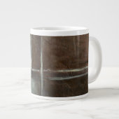 Red & Gray Brick Wall Jumbo-Tasse (Vorderseite Rechts)