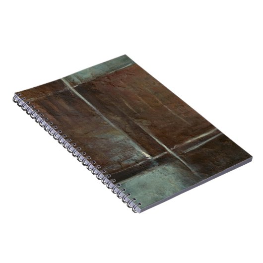 Red & Gray Brick Wall Notizblock (Rechte Seite)