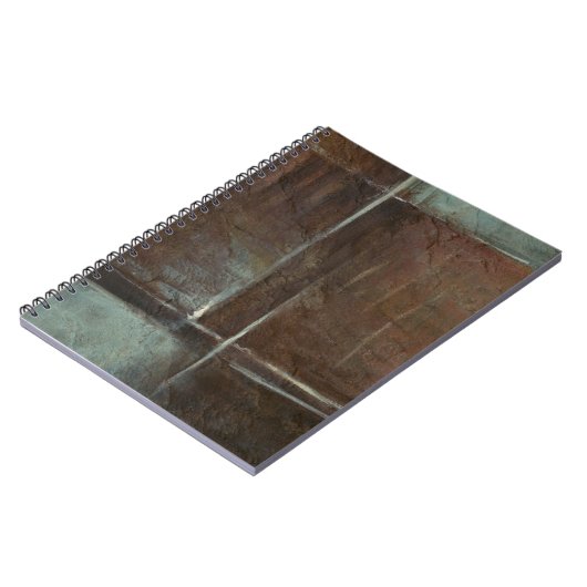 Red & Gray Brick Wall Notizblock (Linke Seite)