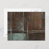 Red & Gray Brick Wall Postkarte (Vorne/Hinten)