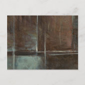 Red & Gray Brick Wall Postkarte (Vorderseite)