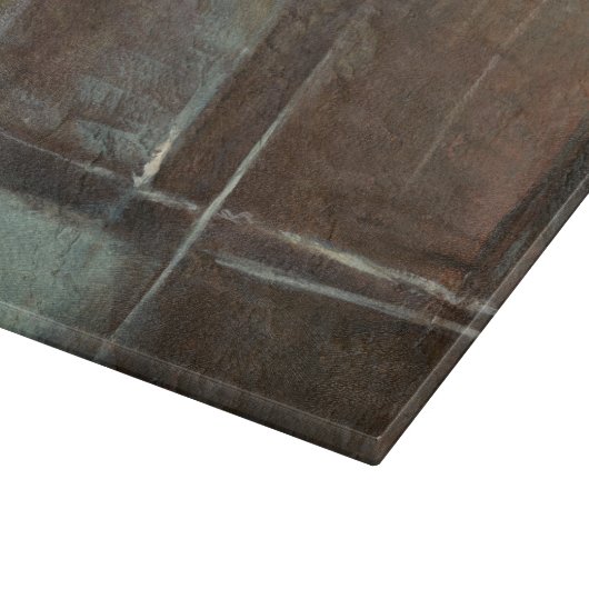 Red & Gray Brick Wall Schneidebrett (Ecke)