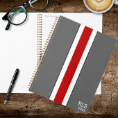 Red & Gray Football Team Colors Planer