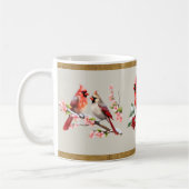 Red Gray & Gold Kardinal Tasse (Links)