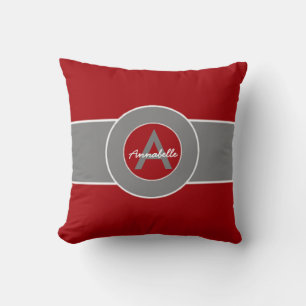 Red Gray Kissen