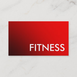 Red Gray Moderne Beruflich Sport Business Card Visitenkarte