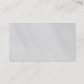 Red Gray Monogram Consultant Charm Business Card Visitenkarte (Rückseite)