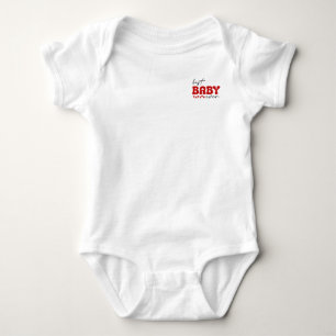 Red Gray Niedlich Best Baby Ever Strampler