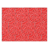 Red Gray White Black Tischdecke (Vorderseite (Horizontal))