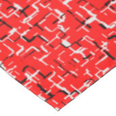 Red Gray White Black Tischdecke (Schrägansicht)
