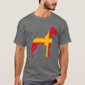Red Great Dane T - Shirt (Vorderseite)