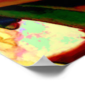 Red & Green Agave Poster (Ecke)