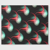 RED GREEN ALIEN PEARS IN SCHWARZ GESCHENKPAPIER (Flach)