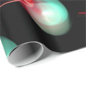 RED GREEN ALIEN PEARS IN SCHWARZ GESCHENKPAPIER (Rolleneckpunkt)