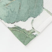 Red Green Apfel Frucht Muster Wasserfarbe Rustikal Fleecedecke (Ecke)