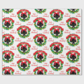Red Green Baby Humbug Angry Cats Weihnachten Geschenkpapier (Flach)
