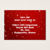 Red Green Big Bow Geschenkgutscheine (Rückseite)