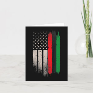 Red Green Black History American African Flag 1 Karte