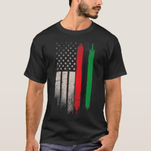 Red Green Black History American African Flag 1 T-Shirt