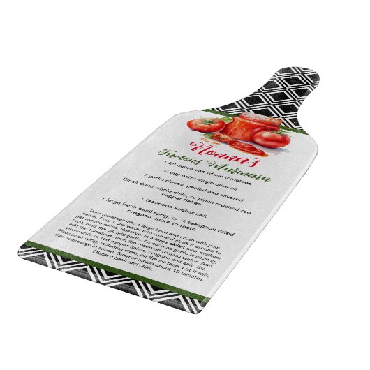 Red Green Black Nonna Custom Recia Schneidebrett (Ecke)