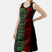 Red Green Black Pan African 19. Juni 19. Juni Schürze (InSitu)