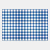 Red Green Blue Holiday Kariert Geschenkpapier Set (Vorderseite 3)