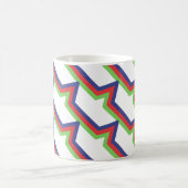 Red Green Blue Streifen Kaffeetasse (Mittel)