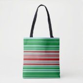 Red Green Blue Stripes Tasche (Vorderseite)