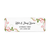 Red & Green Blüh Script | Weißwein (Vorne)