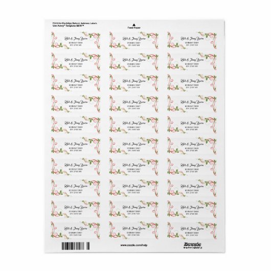 Red & Green Blüh Script | Weißwein (Vorne)