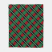 Red Green Buffalo Kariert Tartan Kariert Throw Twi Fleecedecke (Vorderseite)