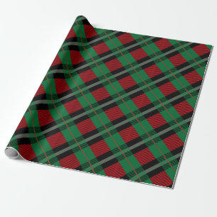 Red Green Buffalo Kariert Tartan Karierte Weihnach Geschenkpapier
